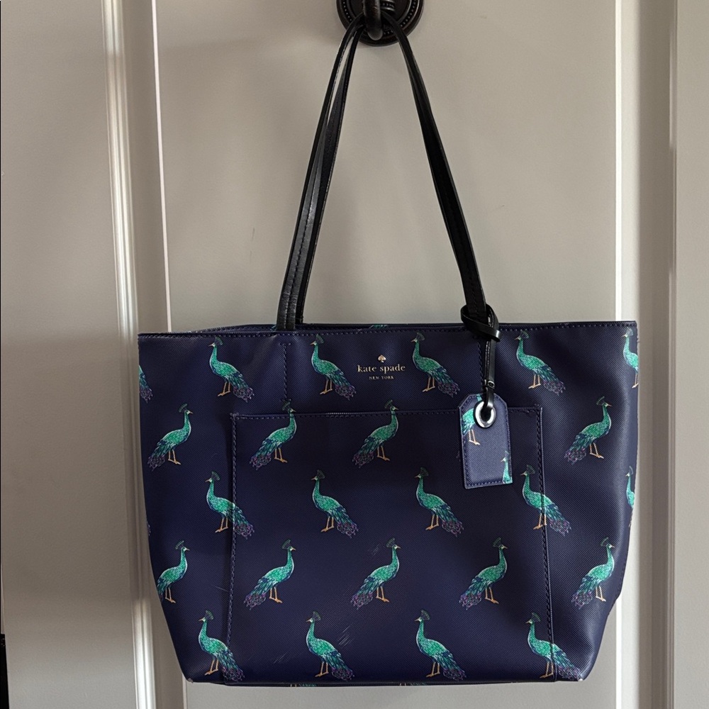 Kate Spade Peacock Pattern Tote
